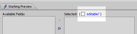 Editable